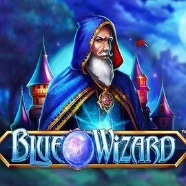 Blue Wizard logo – Slots by Quickspin at Billybets Casino