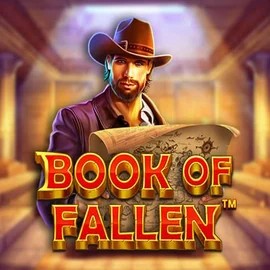 Book Of Fallen slot logo by Pragmatic Play at Billybets Casino