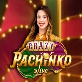 Crazy Pachinko logo by Evolution at Billybets Casino