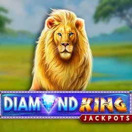 Diamond King Jackpots slot visual from SpinPlay Games available on billybetscasinoo.com