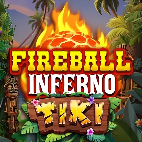 Fireball Inferno Tiki by NetEnt, showcased at billybetscasinoo.com – game logo