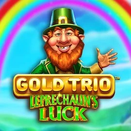 Gold Trio Leprechaun's Luck by Playtech, showcased at billybetscasinoo.com – game logo