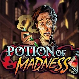 Slots logo of Potion of Madness from Play'n GO at Billybets Casino