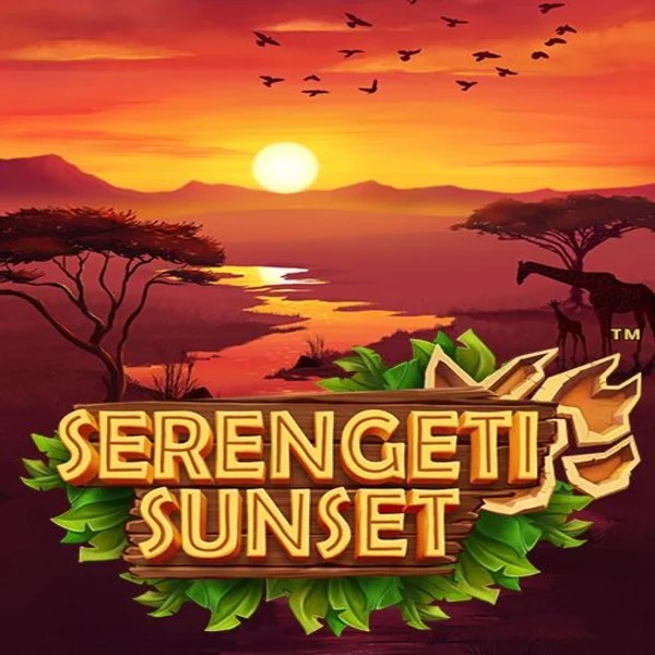 Serengeti Sunset online game logo by Skywind Group on billybetscasinoo.com