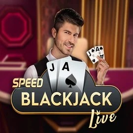 Speed Blackjack online game logo by Pragmatic Play on billybetscasinoo.com
