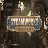 Official Slots logo: Steamworks The Workshop by Peter & Sons at Billybets Casino