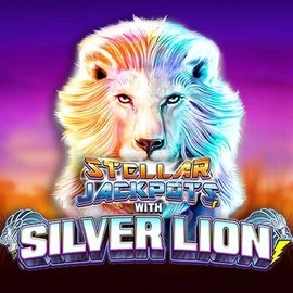 Stellar Jackpots with Silver Lion casino game by Lightning Box Game – featured logo at Billybets Casino