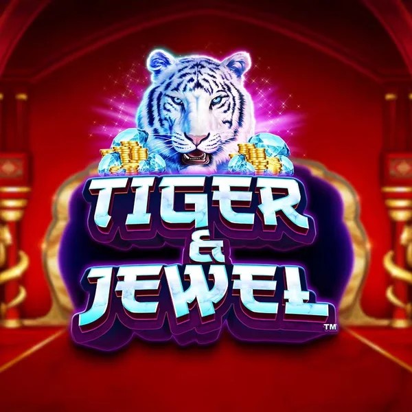 Tiger and Jewel slot icon by Greentube, available at Billybets Casino