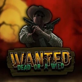 Wanted Dead or a Wild online game logo by Hacksaw Gaming on billybetscasinoo.com